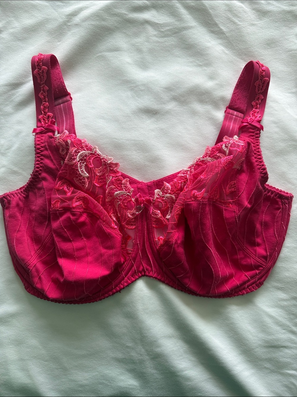 PrimaDonna 40G Pink Embroidered Lace Full Cup Underwire Bra